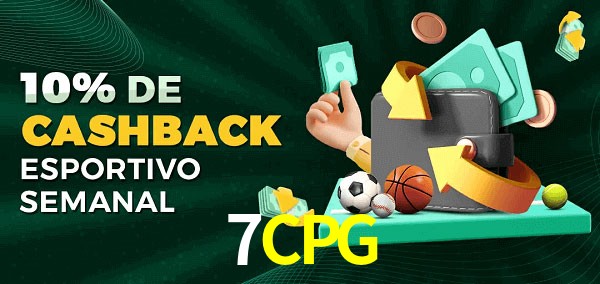 10% de bônus de cashback na 7CPG